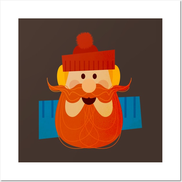 Rudolph the Red-Nosed Reindeer - Yukon Cornelius Wall Art by ChrisPaulFarias